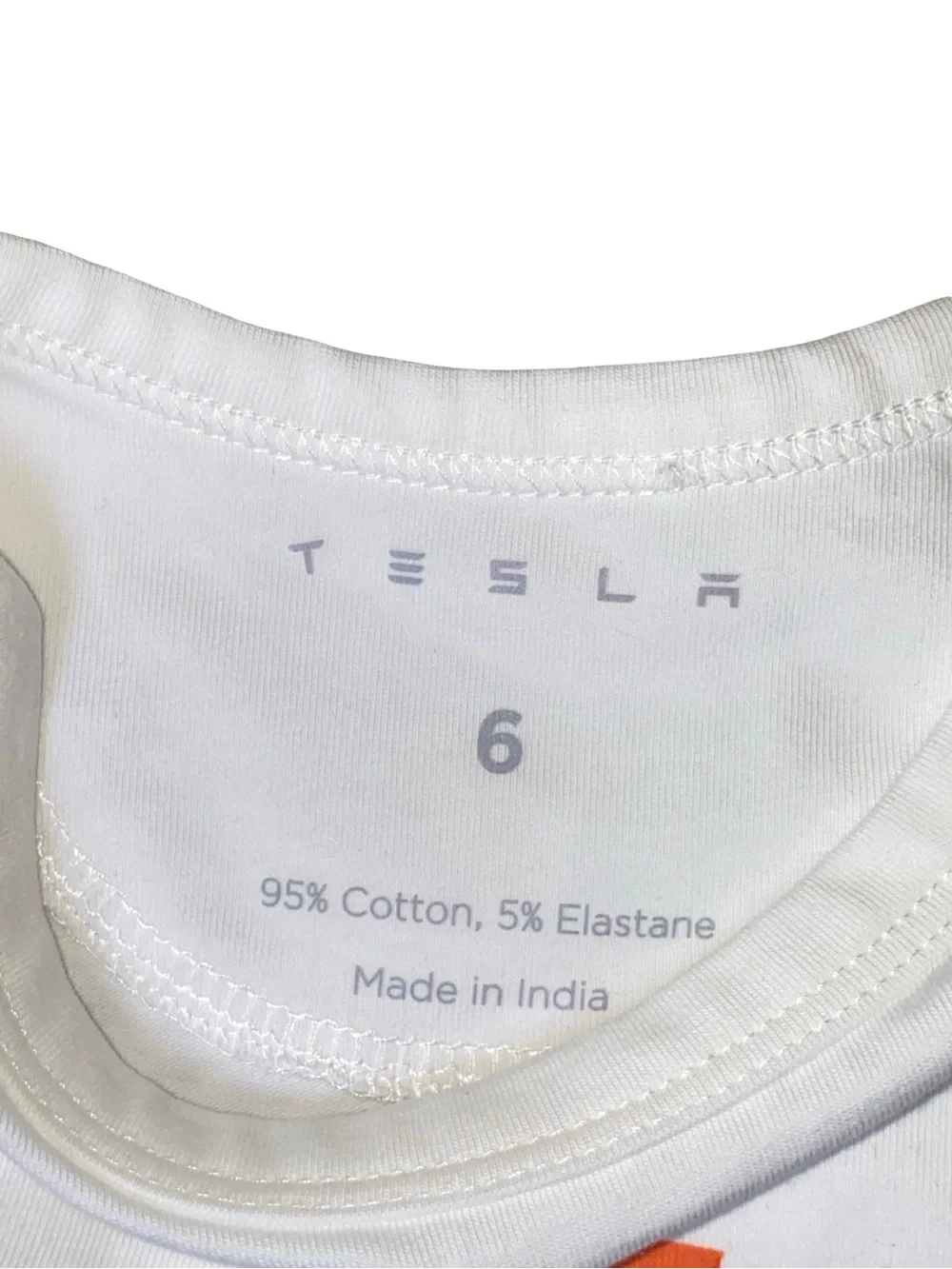 Official Tesla Babies Block Onesie Bodysuit White Size 3-6 Months